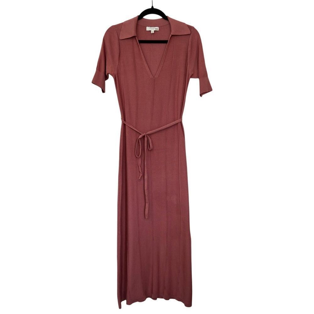 Adam Lippes Pink Knit Collar Dress Sz XS - Picture 6 of 10